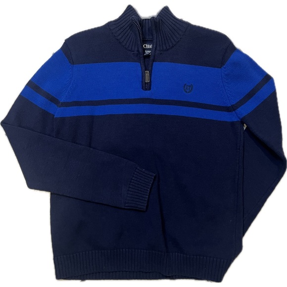 Boys XL CHAPS 1/4 ZIP Sweater - Picture 1 of 3